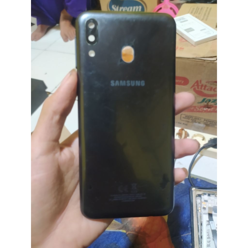 Backdoor Samsung M20 Original Cabutan Second