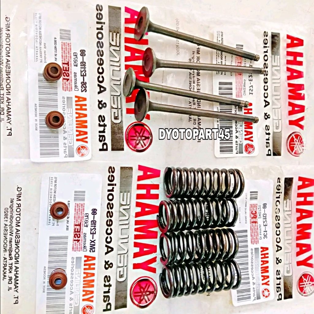 PAKET 3 ITEM PER KLEP + KLEP SET + SEAL KLEP YAMAHA JUPITER MX OLD/ JUPITER MX NEW 135CC