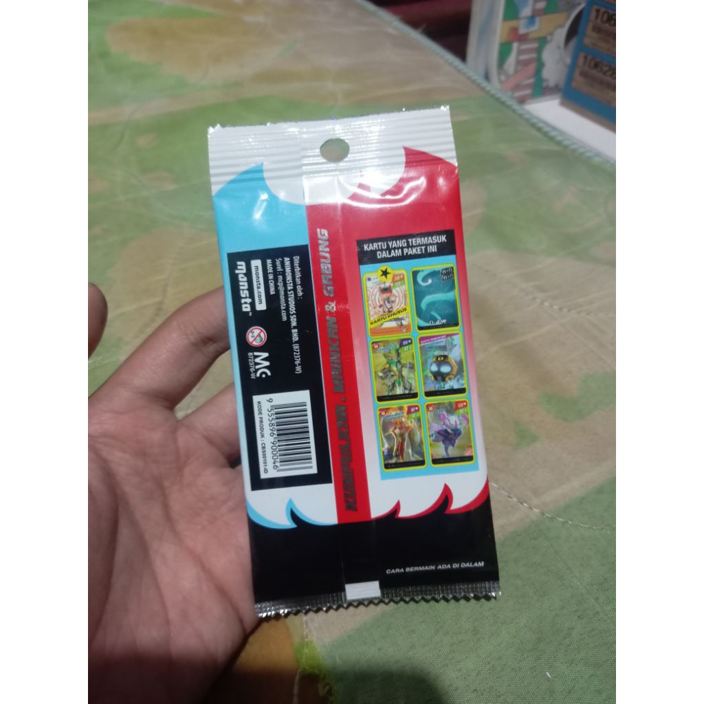 Kartu Monsta galaxy card Boboiboy Supra Tier s emas