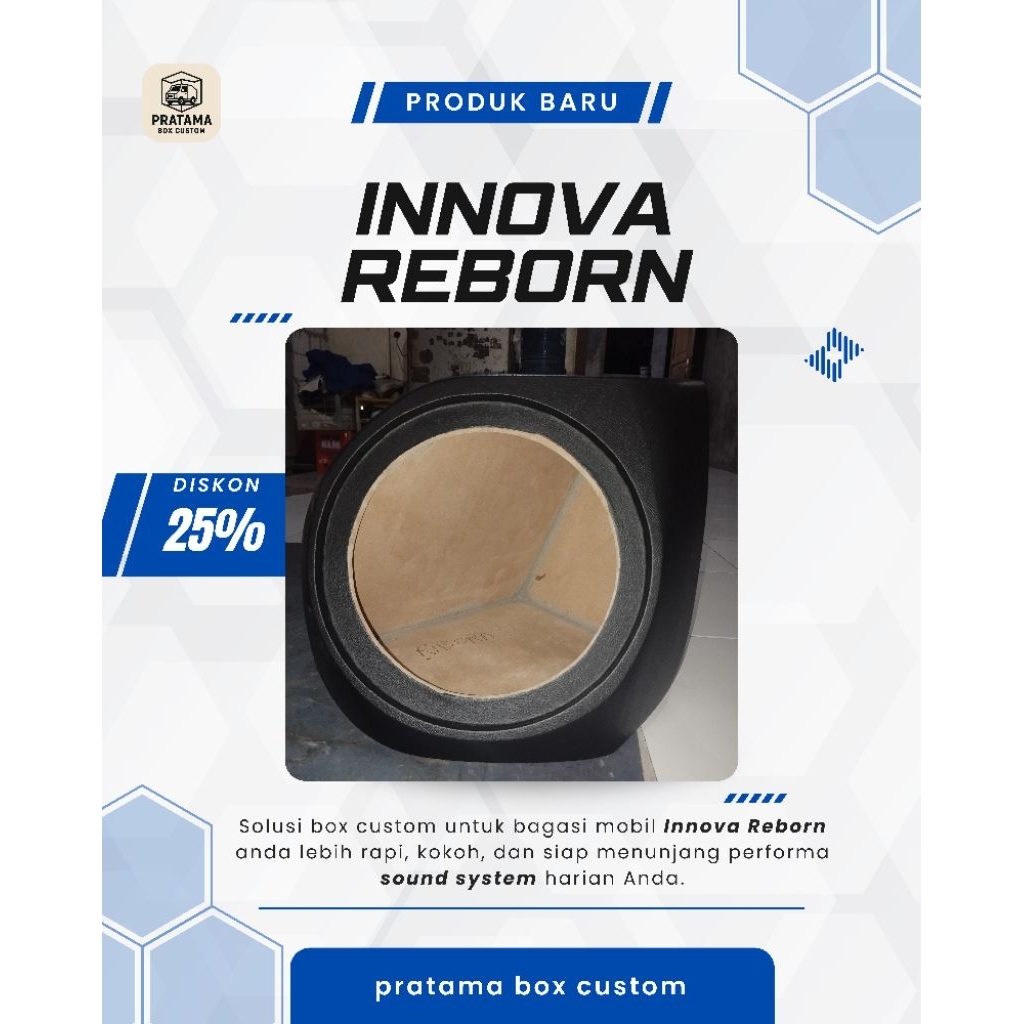 Box Sudut Mobil Innova Reborn - Handmade Pratama Box Custom