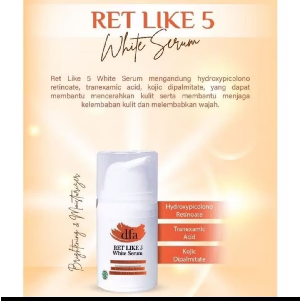 [100%ORI] DFA Ret Like 5 White Serum