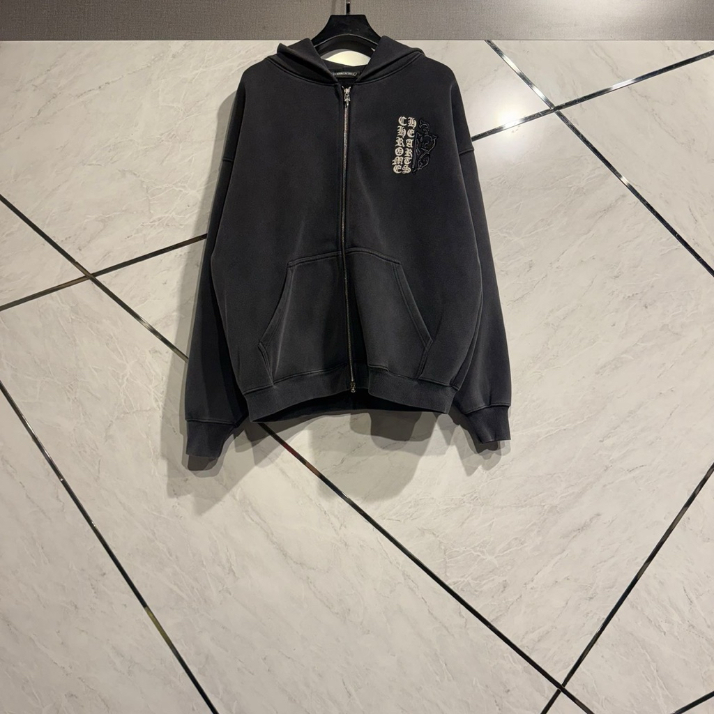 CH Jaket Hoodie Signature Gothic Black