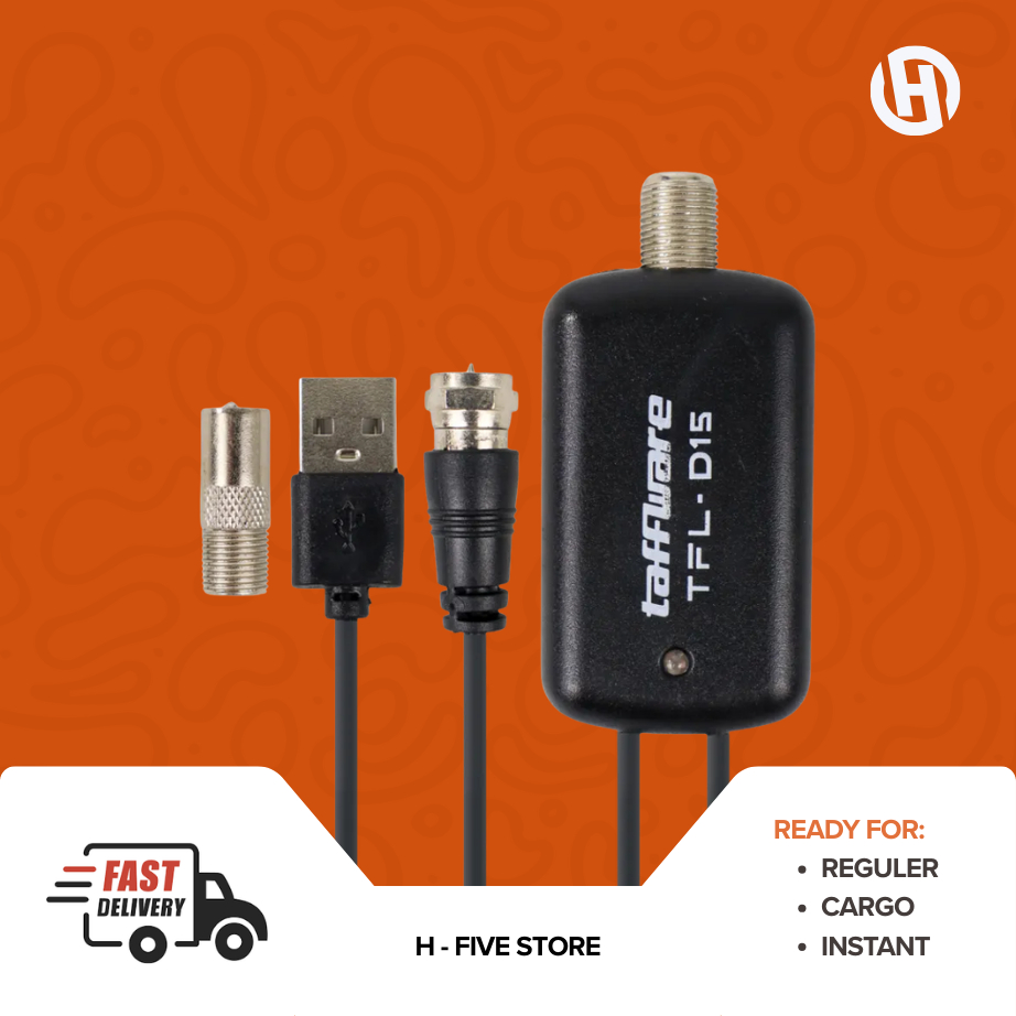 Antena TV Digital Taffware Signal Booster Penguat Sinyal TV Digital