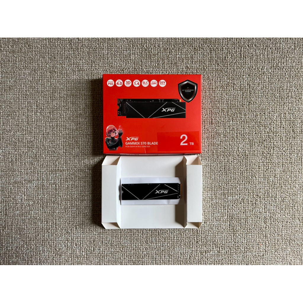 SSD ADATA XPG GAMMIX S70 BLADE 2TB With Heatsink