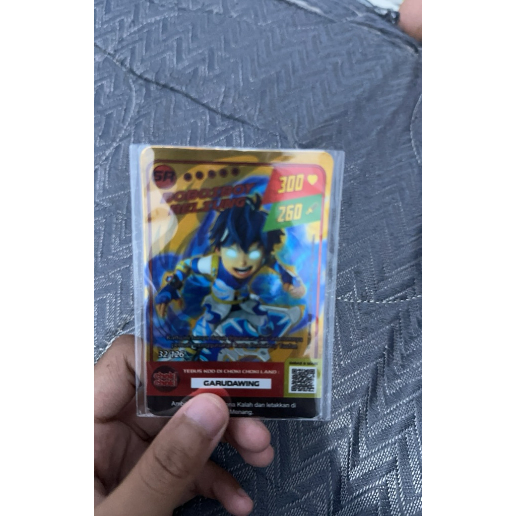 kartu choki choki monsta galaxy card boboiboy beliung SR 32/126