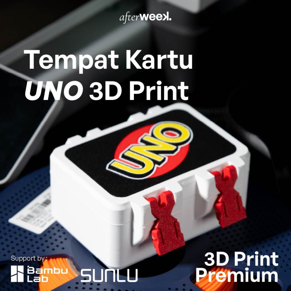 Tempat Kartu UNO | UNO Card Holder | Case Card Custom | 3D Print Custom