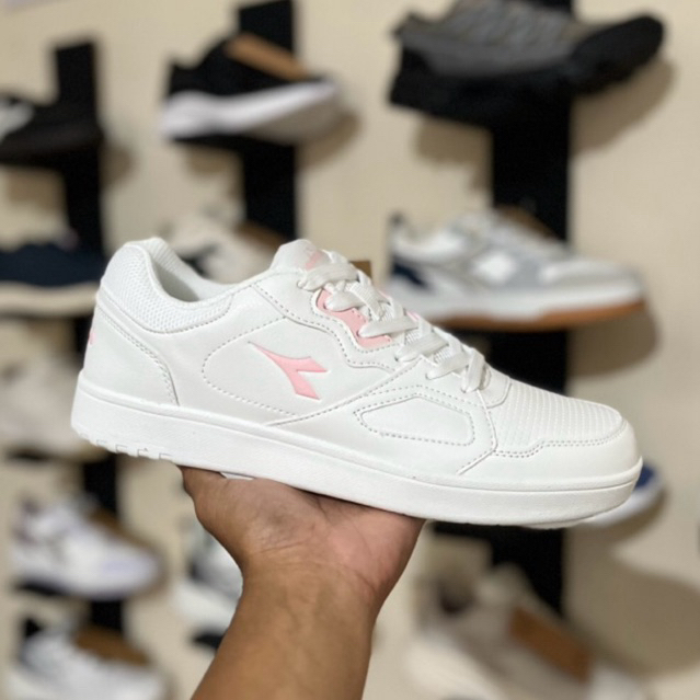 SEPATU DIADORA NATASCHA WHITE SIZE 36 37 38 39 40 WOMEN CASUAL SNEAKERS WANITA RESMI PROMO MURAH SAL