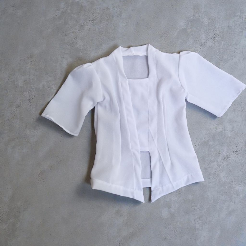 kebaya sifon crep polos