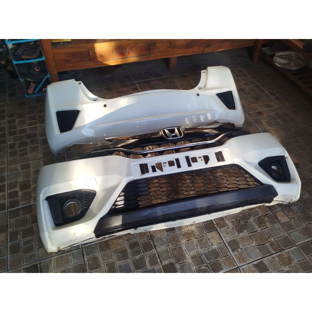 Bumper fullset Jazz GK5 original copotan putih
