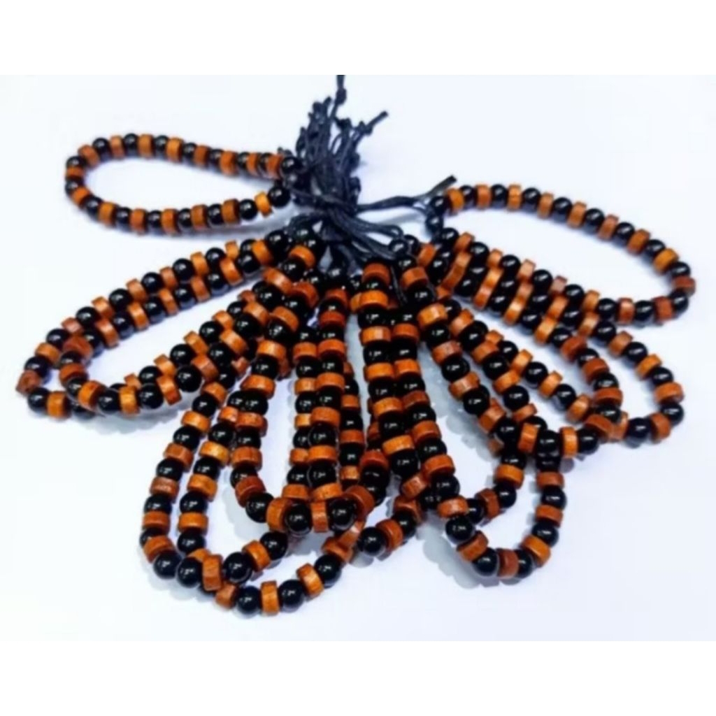 (12 PCS GELANG KAYU KOMBINASI / GELANG LIMBAD