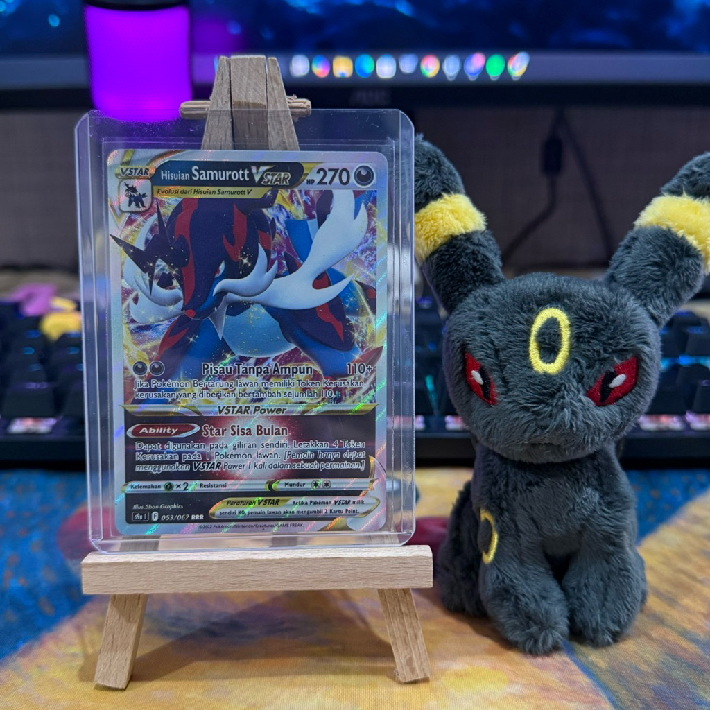 Pokemon Card Hisuian Samurott VSTAR RRR 053/067 – VSTAR Power – Holo/Pokemon Hisuian Samurott RRR Ba