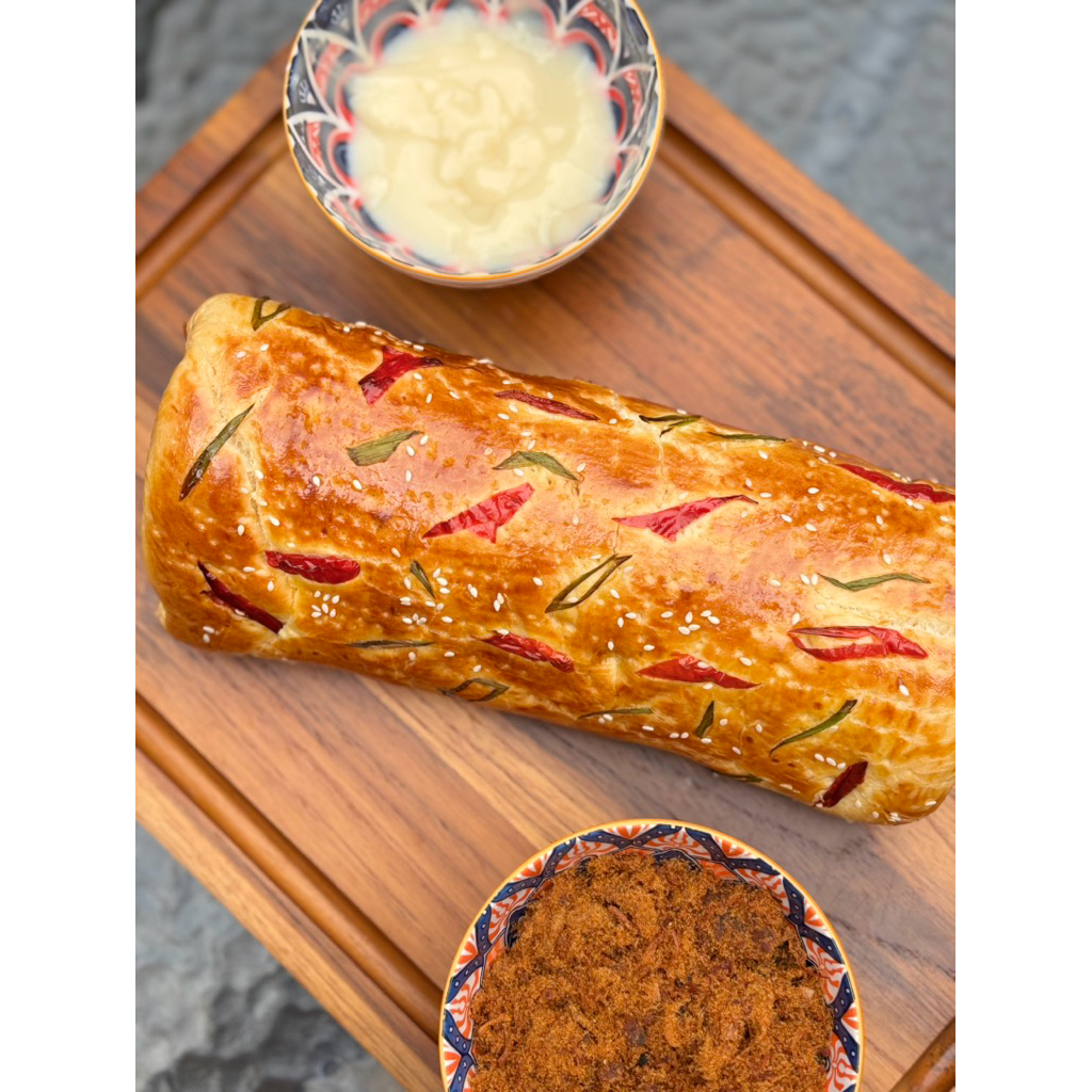 roti abon floss roll