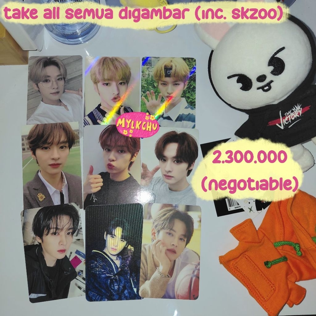 [NEGOTIABLE] TAKE ALL LEEKNOW STRAY KIDS LEEBIT SKZOO POB WD NOEASY MS WITHDRAMA MAKESTAR LIMITED GO