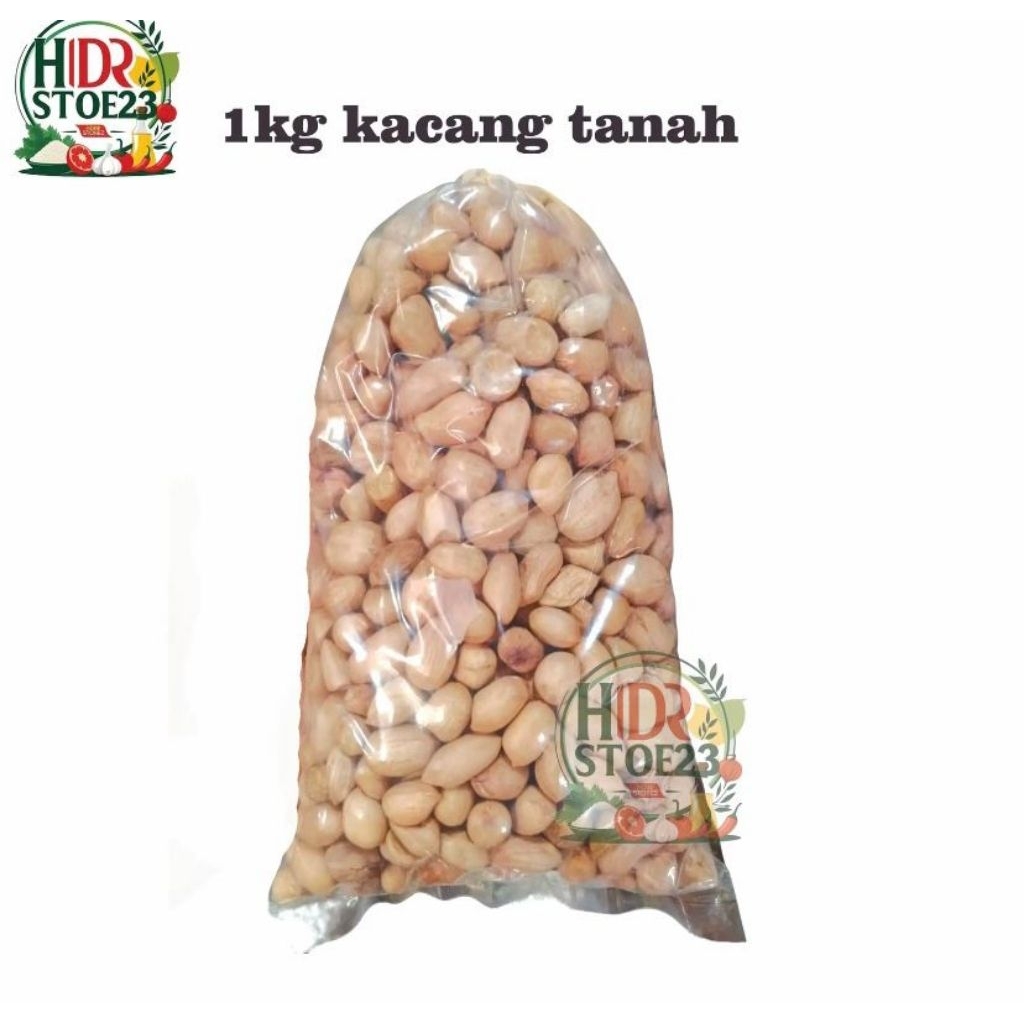 KACANG TANAH Mentah super 1kg, kacang tanah random , kacang suuk