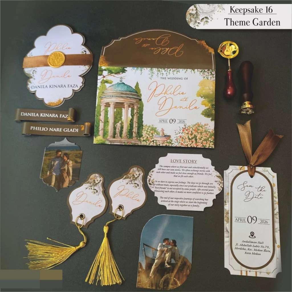 Keepsake Wedding Custom Aesthetic Premium - Wedding Vows Properti Wedding Cinematic