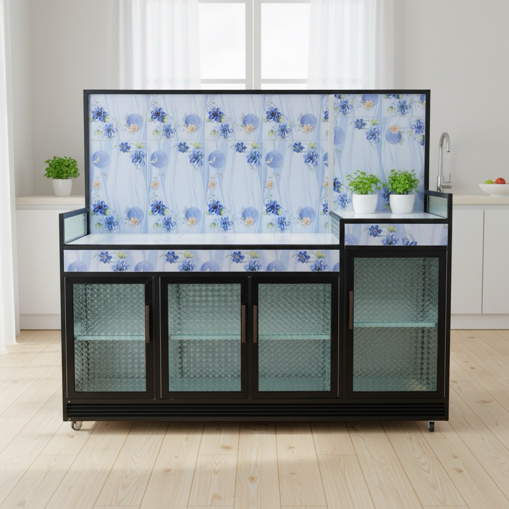 Meja Kompor Kokoh Bahan Alumunium Termurah Jatim // Meja Dapur Aesthetic