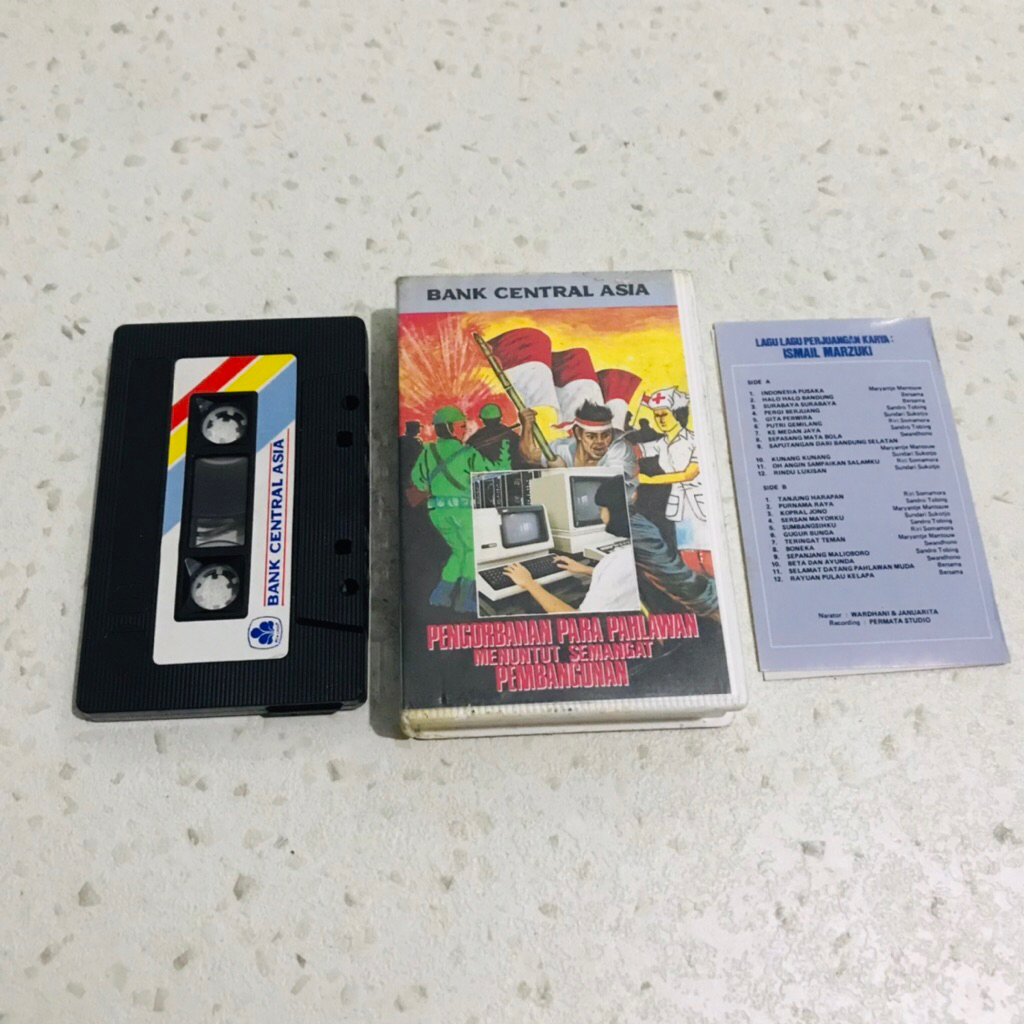 Kaset Pita ISMAIL MARZUKI - Lagu-lagu perjuangan - BCA - Kaset Pita Original