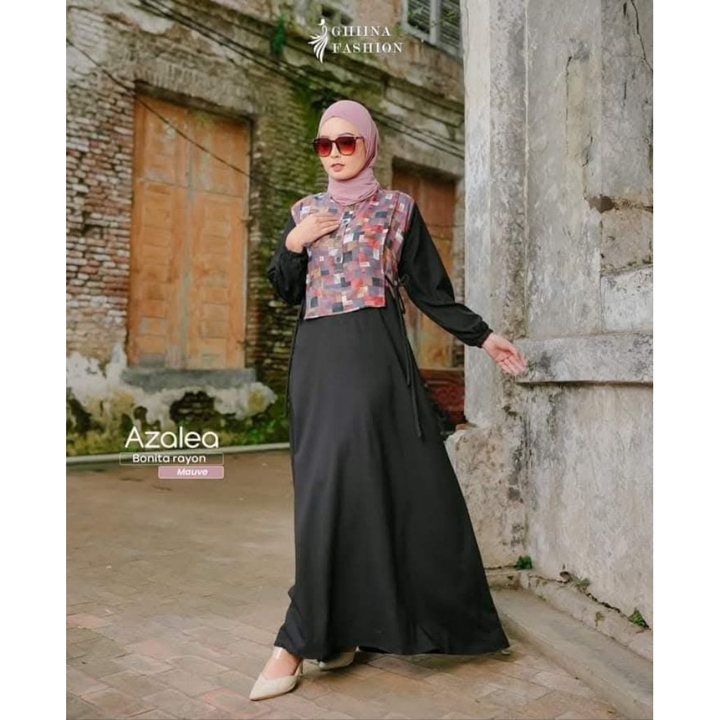 READY STOK DRESS GHINA FASHION// azalea, jely, helen, deana, haiva, rissa, zanaya, luna