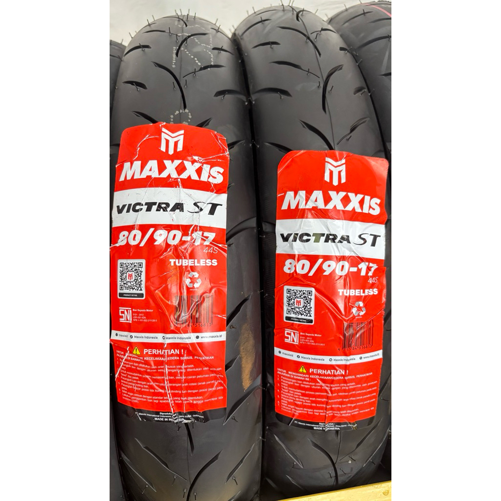 BAN MAXXIS VICTRA 80/90-17 TUBELESS