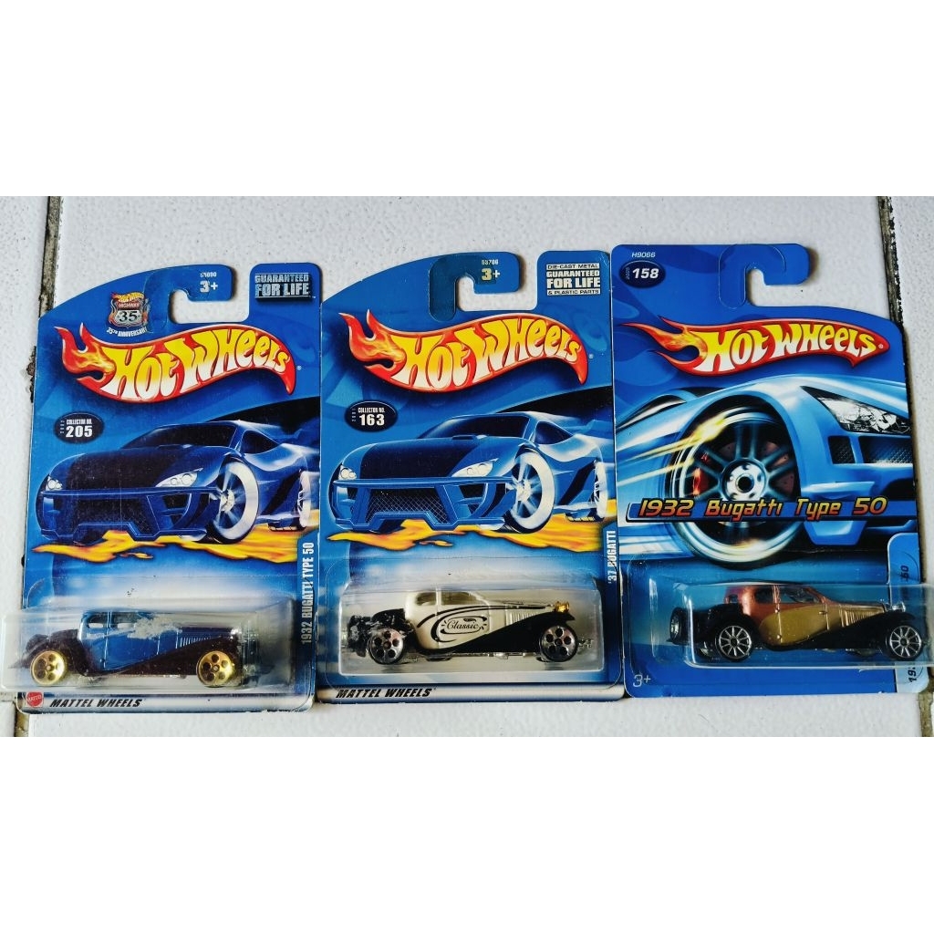 Hotwheels 37 Bugatti dan Bugatti type 50