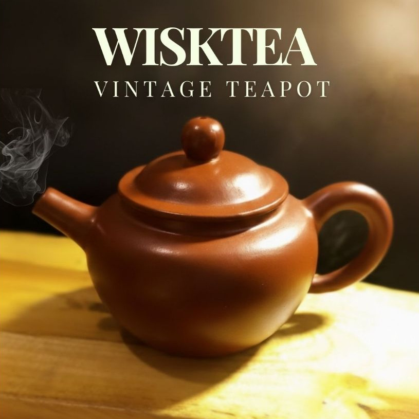 WiskTea YiXing Red Sands (ZhuNi) Clay Teapot | Teko Tanah Liat | No.2