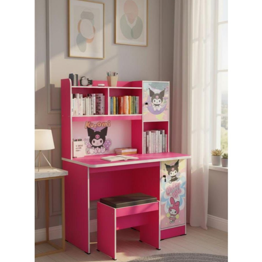 Xena Meja Belajar Anak / Meja Kerja / Working Desk / Rak Buku / MB Xena 01 Karakter