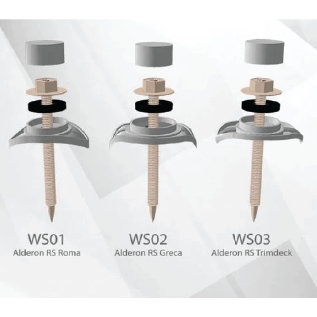 Kode : WS - Baut Alderon RS Original - Screw Roofing Anti Karat untuk Roma Greca Trimdeck