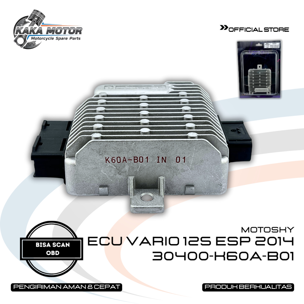 ECU VARIO 125 ESP 2015 – 2018 30400-K60A-B01 CKD - ECU ECM VARIO 125 FI LED NON ISS 2014 – 2015