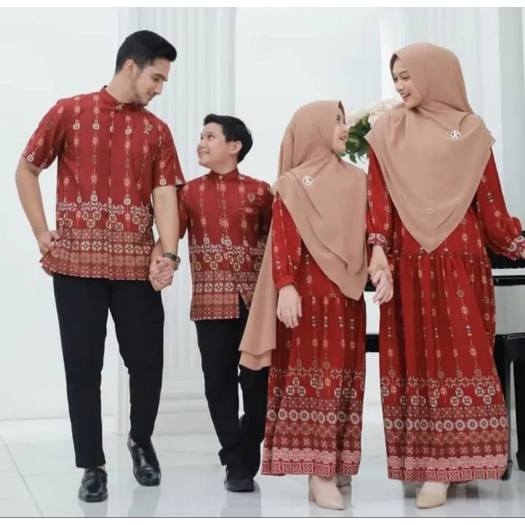 Lesti Gamis Keluarga | Set Couple Busana Muslim - Busana Muslim Keluarga| Busana Muslim Couple - Set