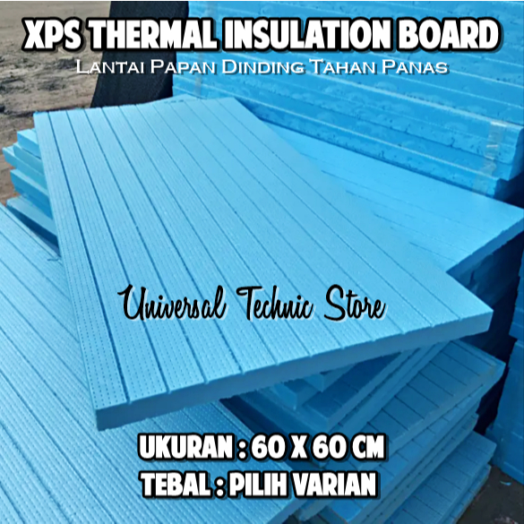 XPS Board Foam 30mm / XPS Thermal Insulation Board / Lantai Tahan Panas / Under Floor Heating