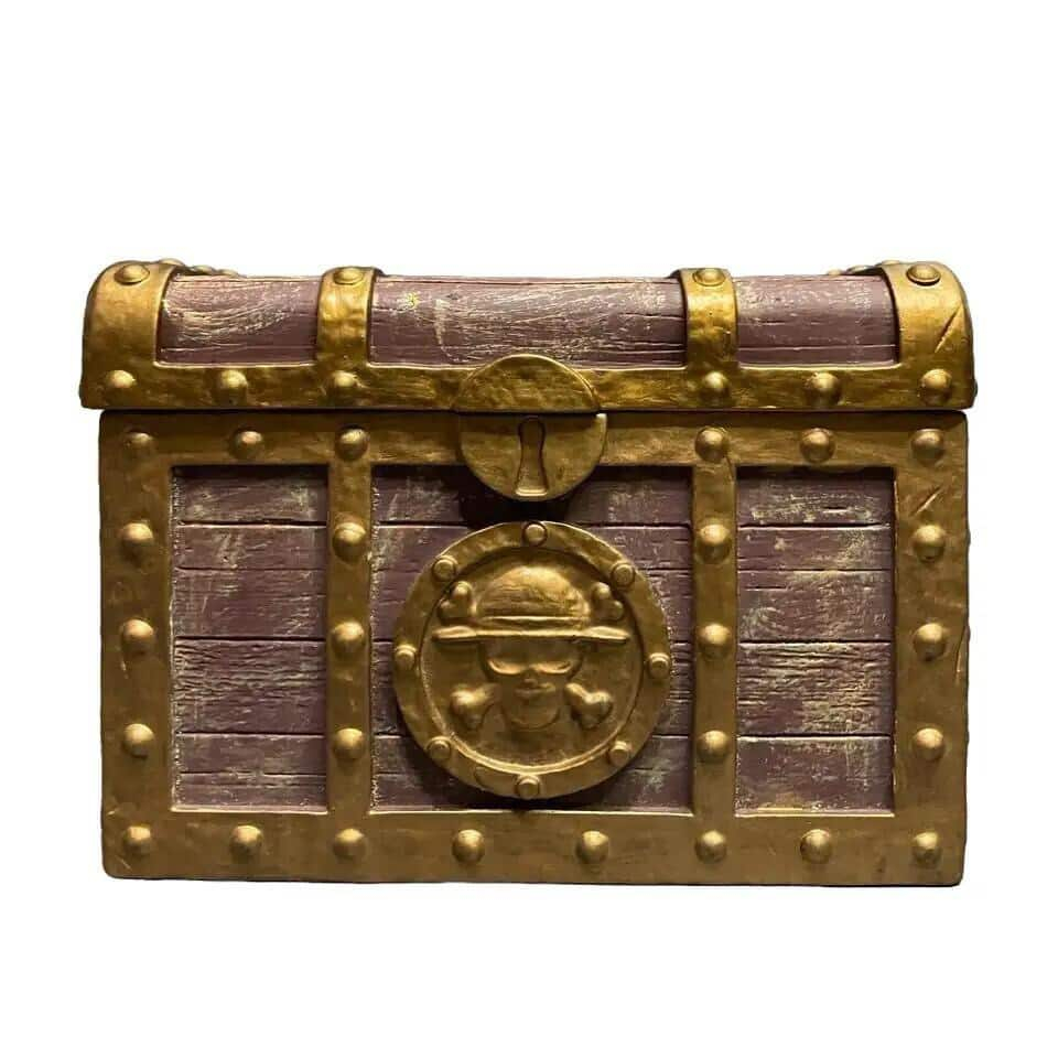 Ornamen Kotak Harta Karun One Piece - Pajangan Treasure Chest 10cm
