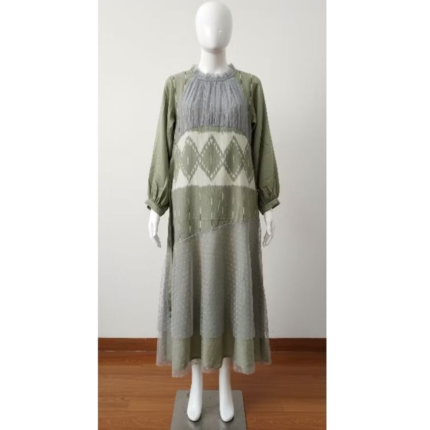 Dress kimonik Ori Etnik Cantik -Preloved