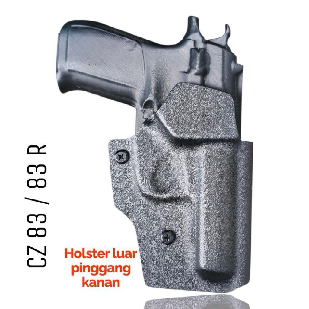 Kydex Holster CZ 83 OWB Sarung CZ 83 R Luar pinggang Kanan