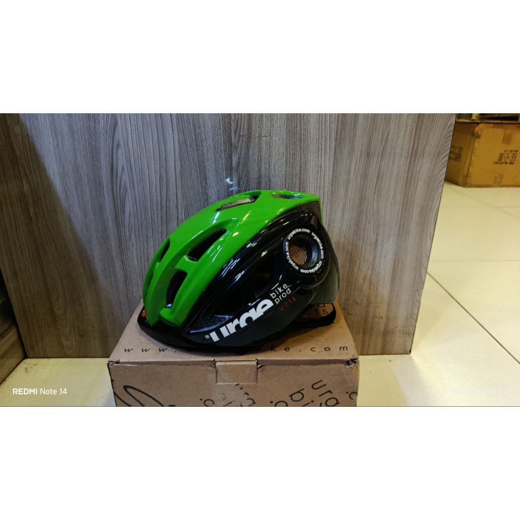 Helm urge supacross green black L/XL (57-59cm)