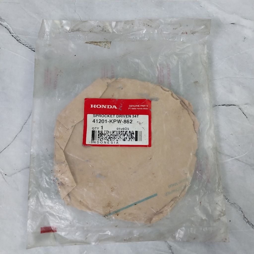 41201-KPW-862 : GIR GEAR BELAKANG 34T HONDA KIRANA ORIGINAL