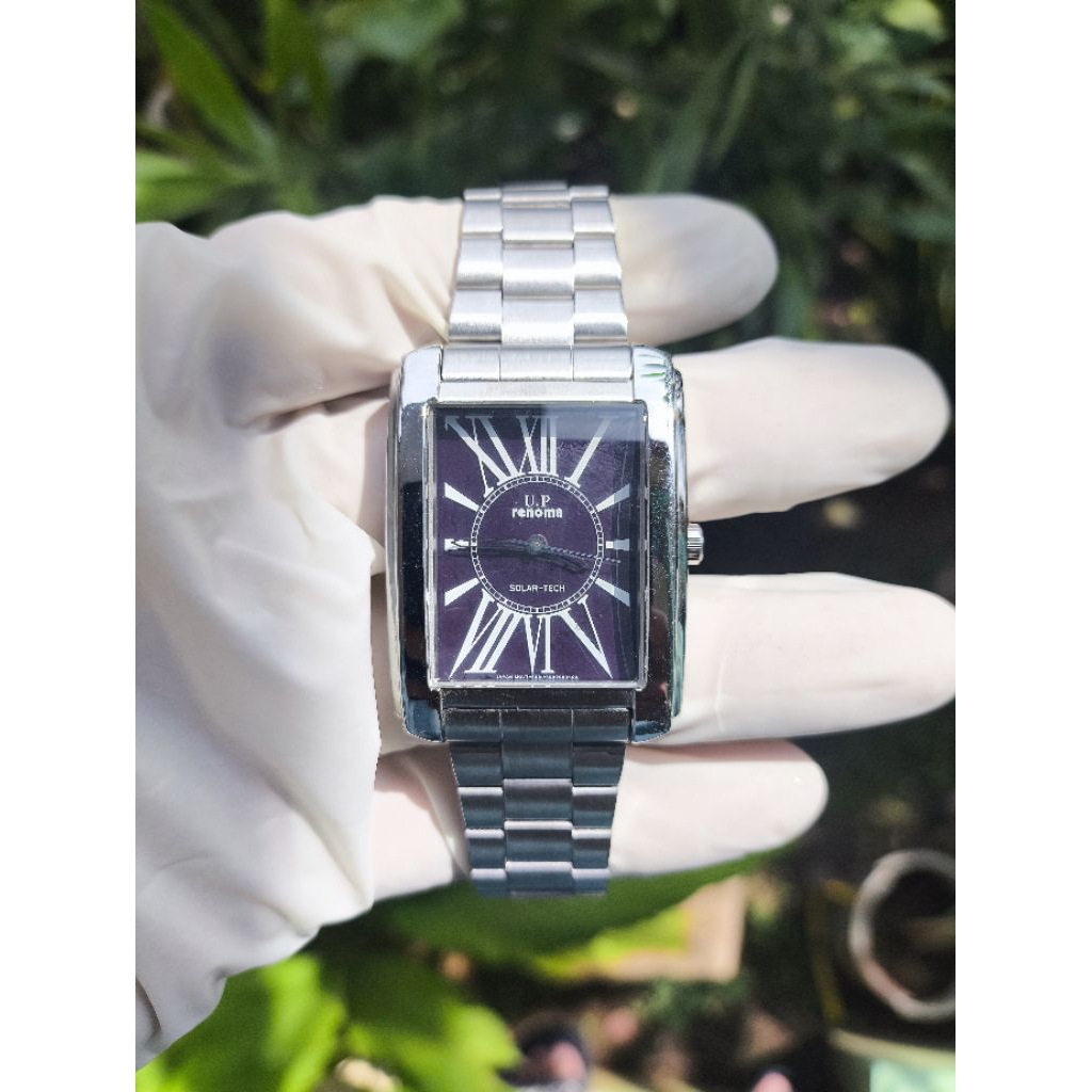 (Harga Net) Tangan Tank U.P Renoma by Citizen E031-S057833 All Original Solar Tech (Baterai Solar) M