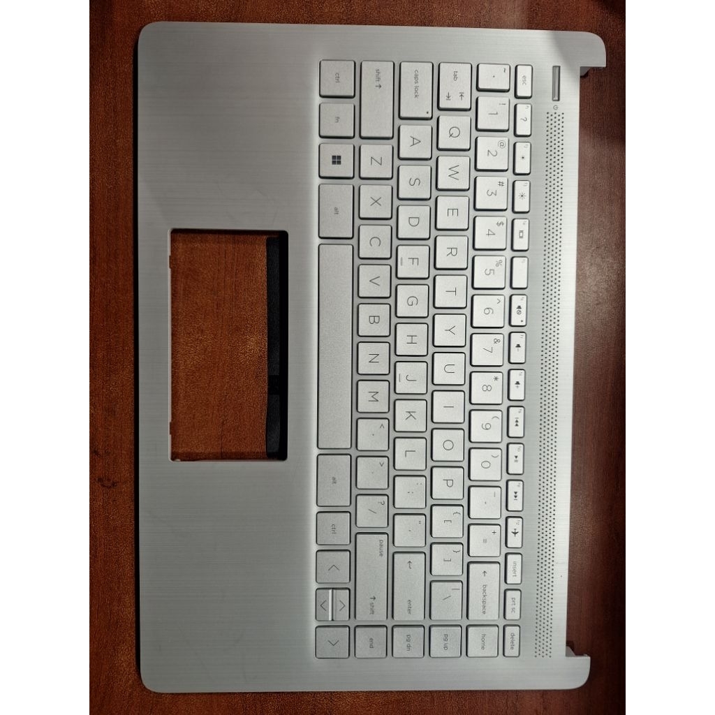 Palmrest+keyboard oke tanpa backlight hp 14s-DQ, FQ secound original