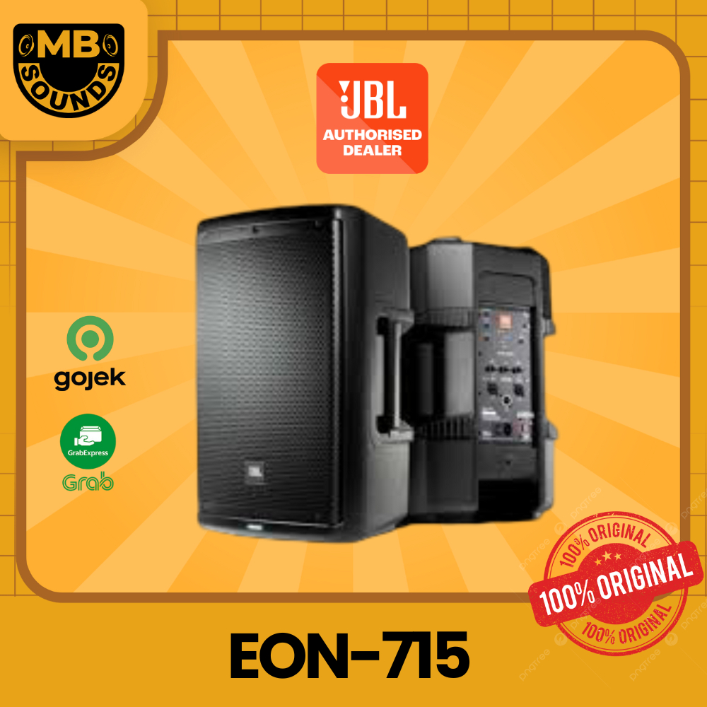JBL EON-715 / EON715 / EON 715 Active Speaker Speaker Aktif 15inch 15" Bluetooth (Hrg=1Pc) ORIGINAL