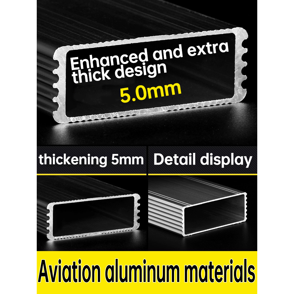 Reaim Tangga Teleskopik Aluminium 4/5/6Meter Tangga Lipat Paduan Aluminium Teleskopik Tangga