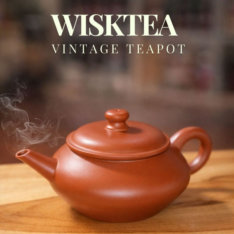 WiskTea YiXing Red Sands (ZhuNi) Clay Teapot | Teko Tanah Liat | No.12