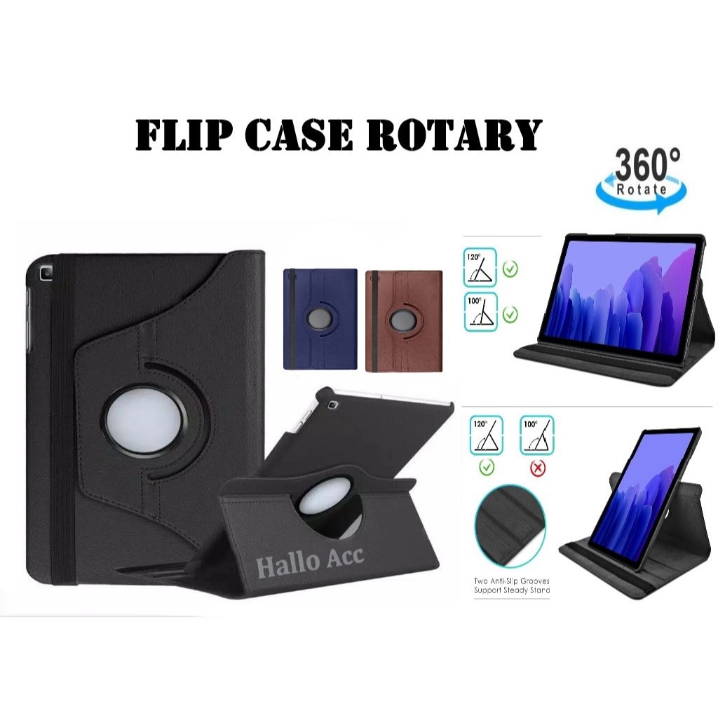 Case Samsung Tab A S PEN 2019 / Casing Tab A 8 2019 S PEN P200/P205 Rotary Flip Cover