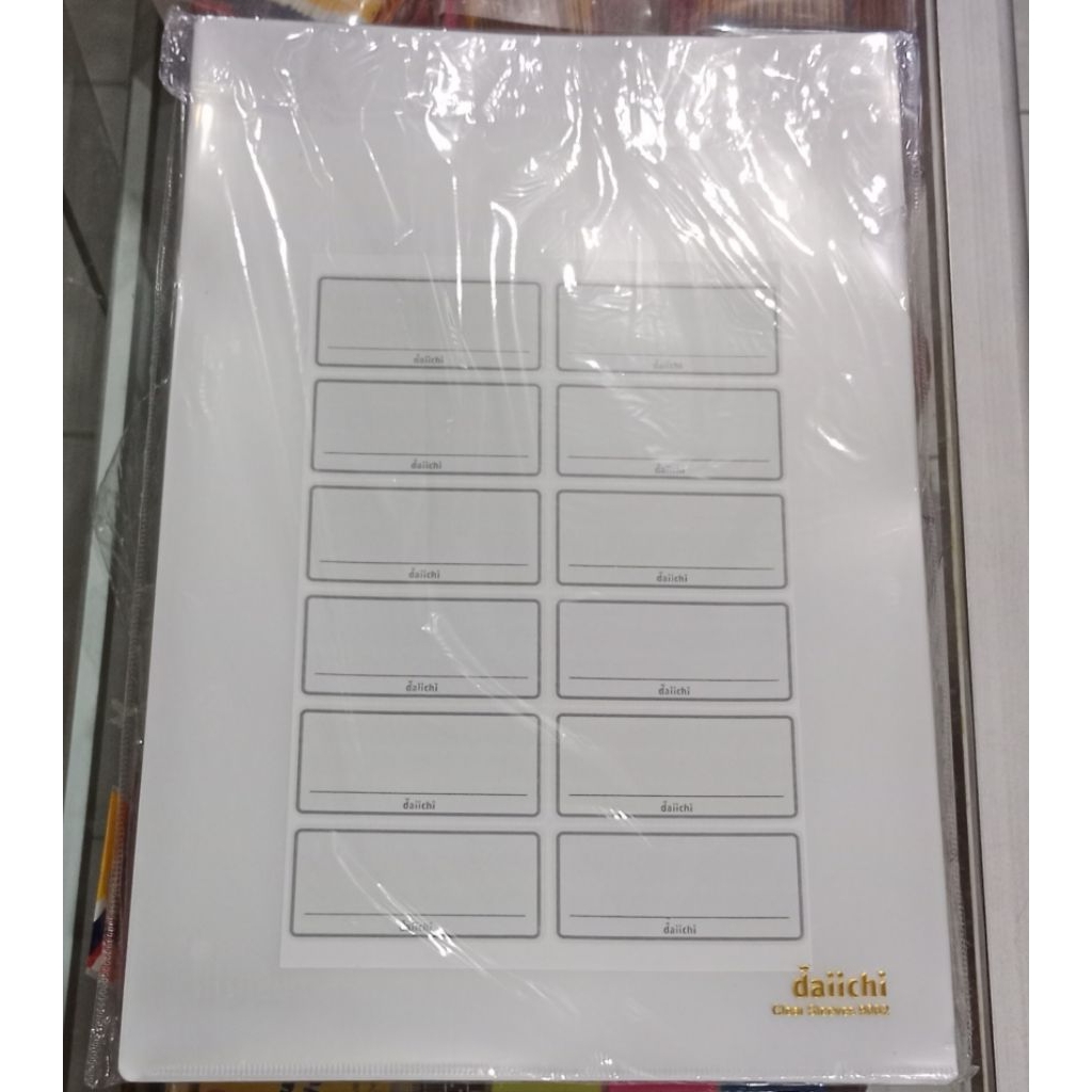 Clear Holder Folio/F4 (Map L Folio/F4) Daiichi