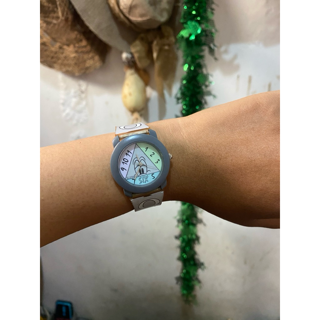 jam tangan disney mickey mouse goffy ori