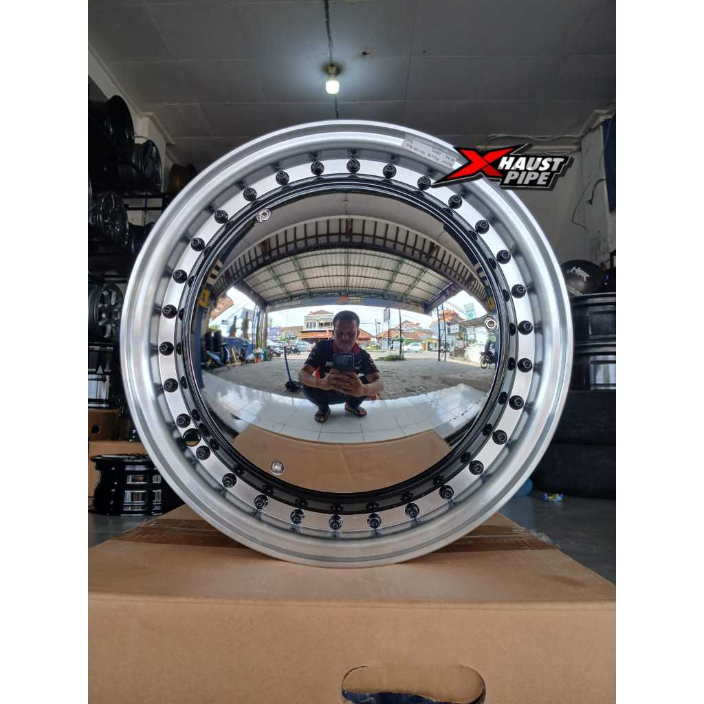 VELG HSR MIRROR RING 14  COCOK BUAT STARLET KIJANG AIREV KARIMUN