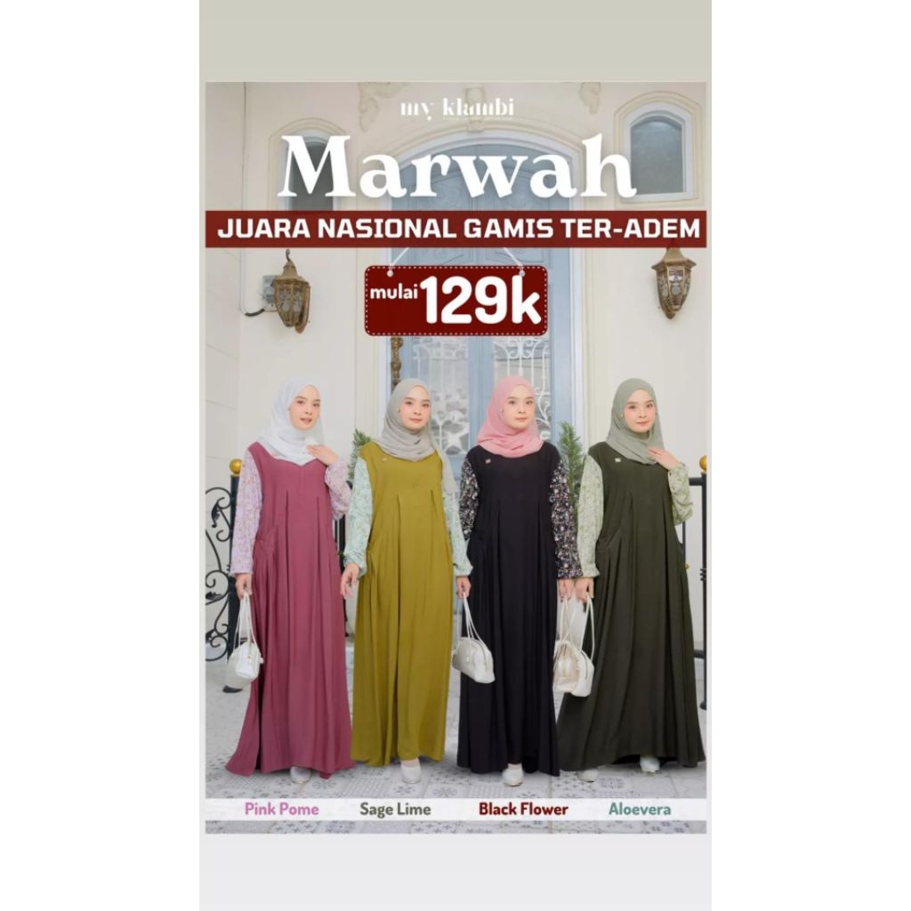 gamis marwah by my klambi