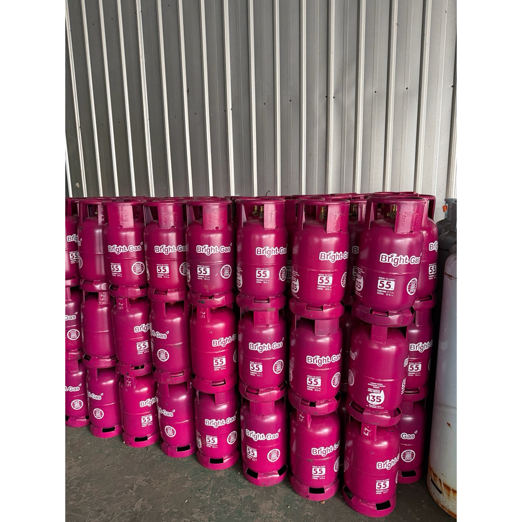 TABUNG GAS BRIGHT GAS 5,5 KG TAUN BARU (KOSONGAN)BG