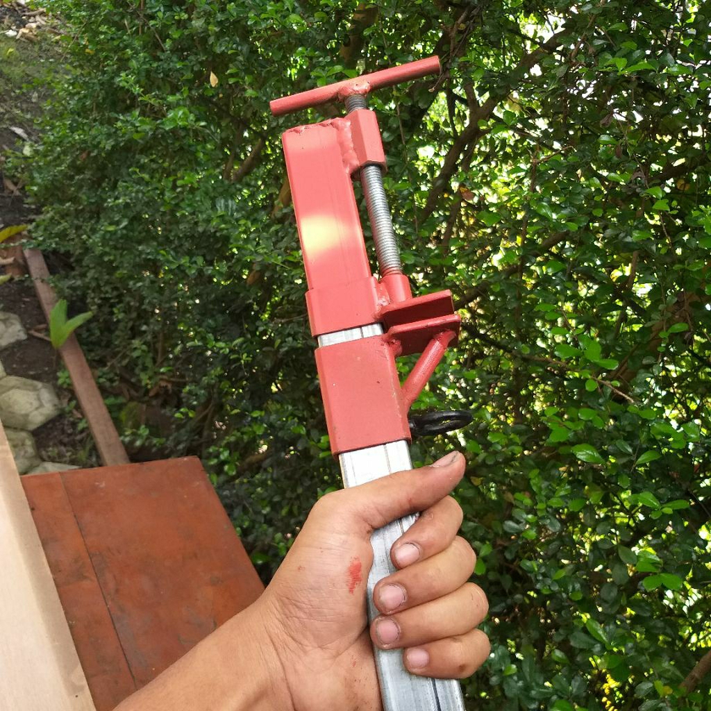 Klem kayu besi holow/Klem papan/Klem ukuran 120cm