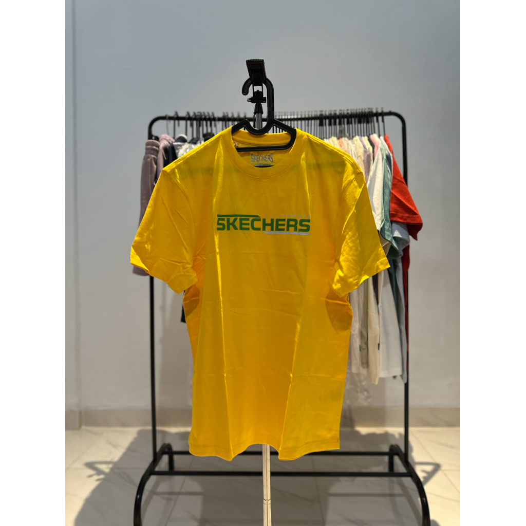BAJU KAOS PRIA KATUN SKE MEN TSHIRT TEE X5TM501Y YELLOW ORIGINAL