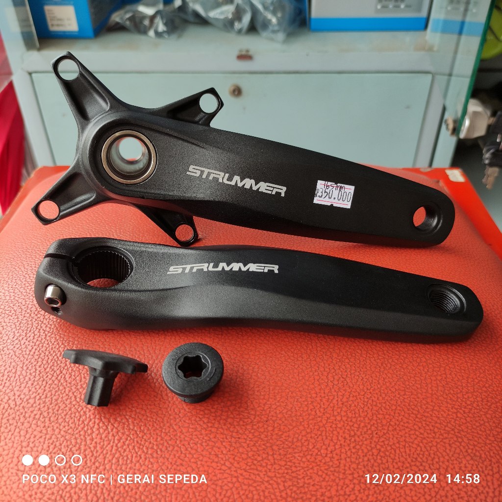 Crank Arm Strummer CW-098 HT2 44T 165mm 170mm BCD 104 Alloy Hollowtech2