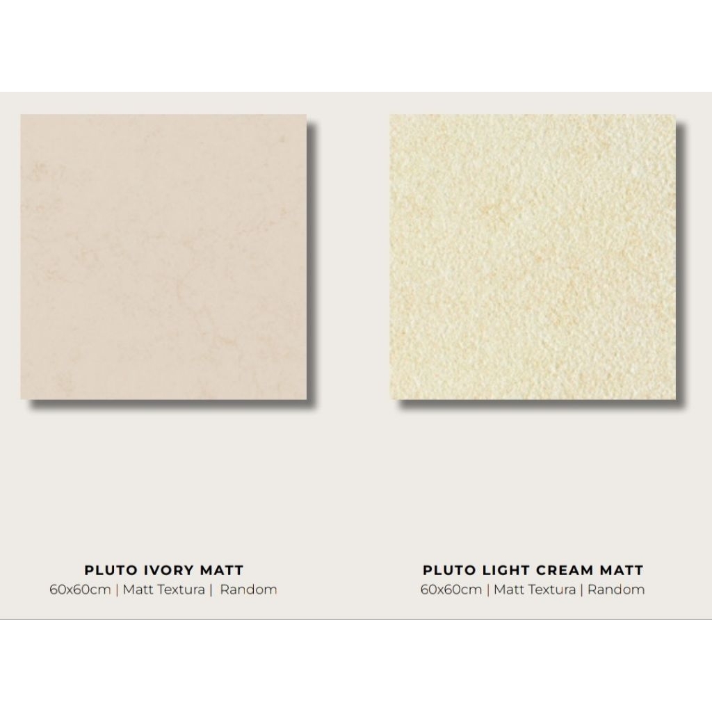 Granit Valentino Stone Pluto Ivory, Light Cream, Med Cream Matt 60x60